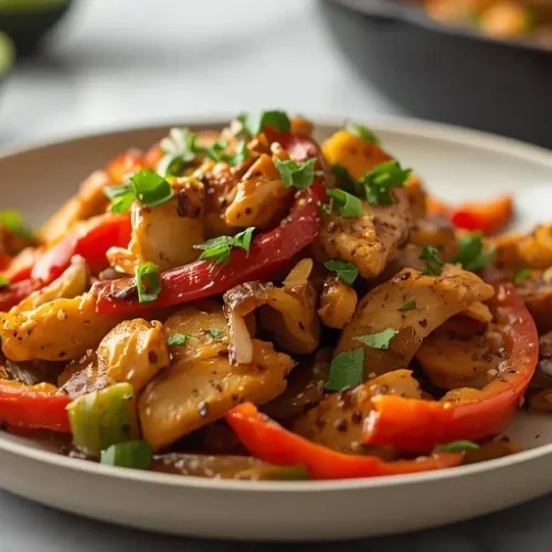 skillet chicken fajitas recipe