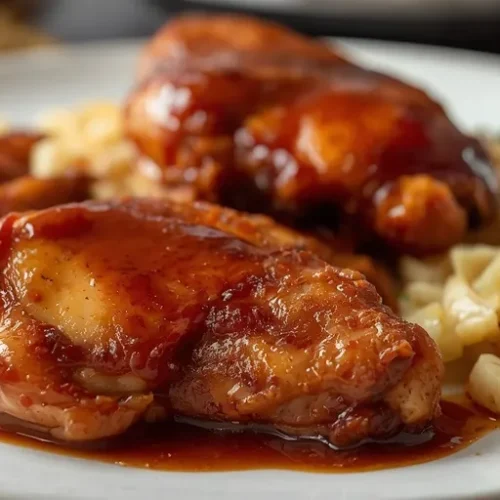 slow cooker BBQ chicken recipe