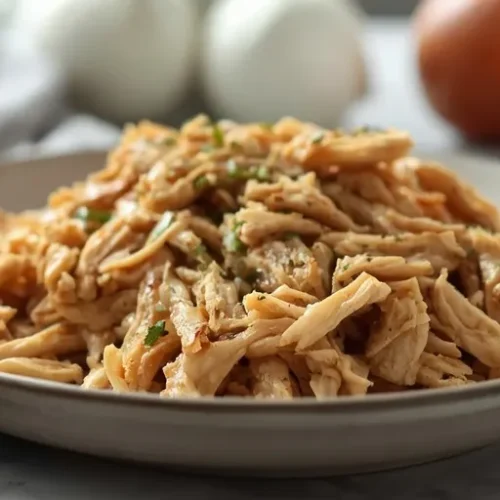 slow cooker shredded chicken recipe