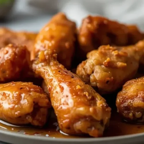 deep fried honey garlic chicken wings recipe