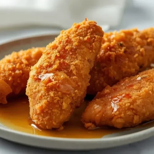 deep fried hot honey chicken tenders recipe