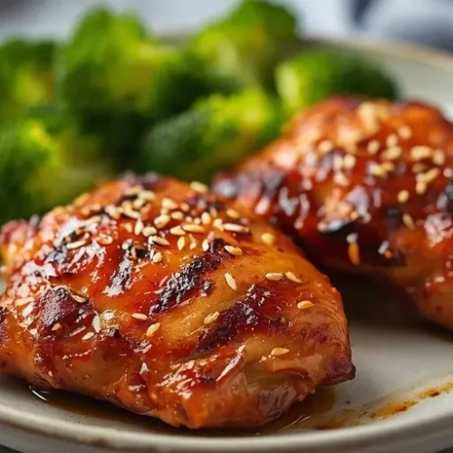 grilled Korean chicken thighs recipe