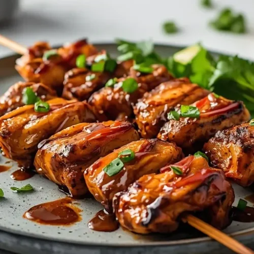 grilled teriyaki chicken skewers recipe