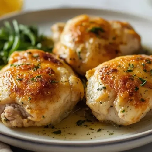 oven Greek chicken thighs recipe