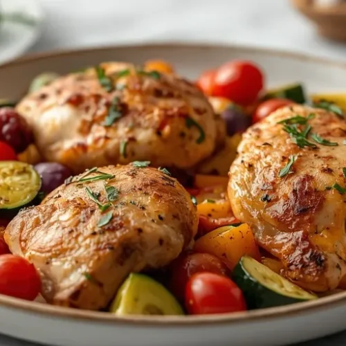 oven Mediterranean chicken recipe