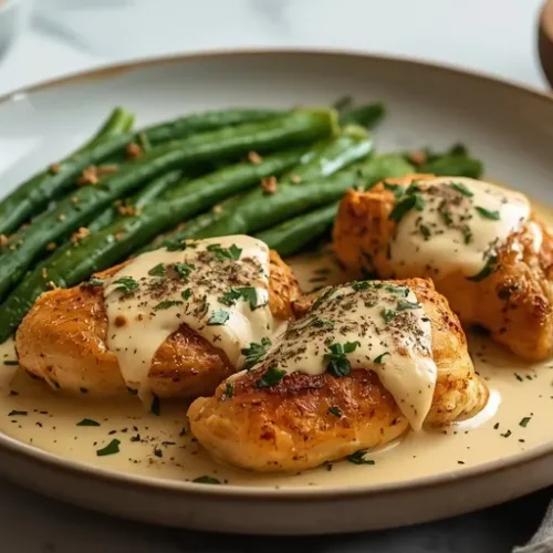 skillet creamy Dijon chicken recipe