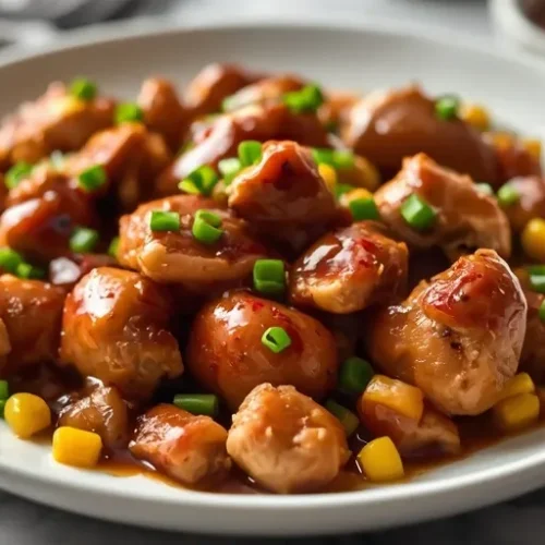 slow cooker bourbon chicken recipe