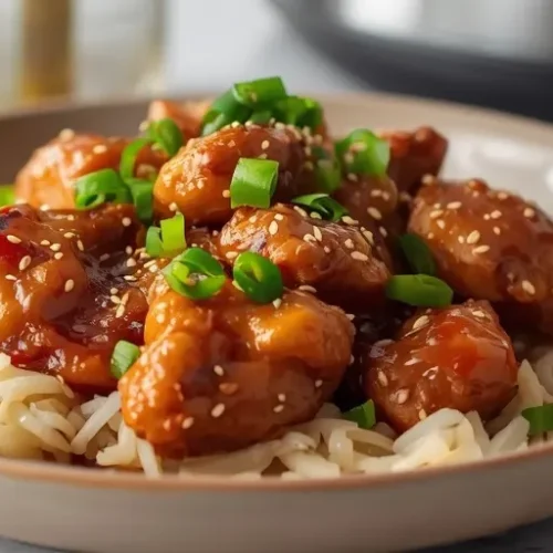 slow cooker sesame chicken recipe