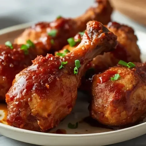 BBQ Chicken Drumsticks Air Fryer recipe