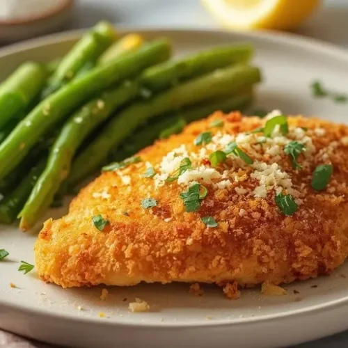Crispy Parmesan Chicken Air Fryer recipe