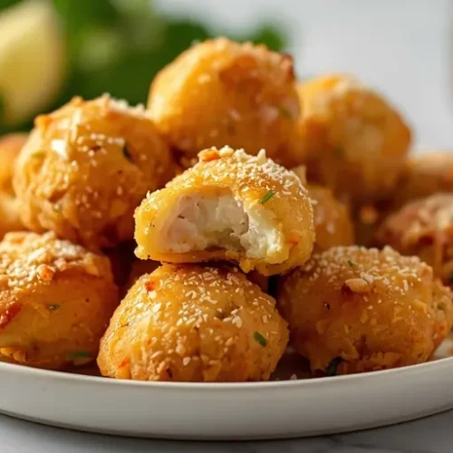Honey Garlic Chicken Bites Air Fryer recipe