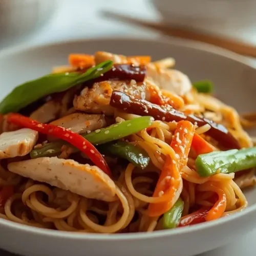 one-pot chicken lo mein recipe
