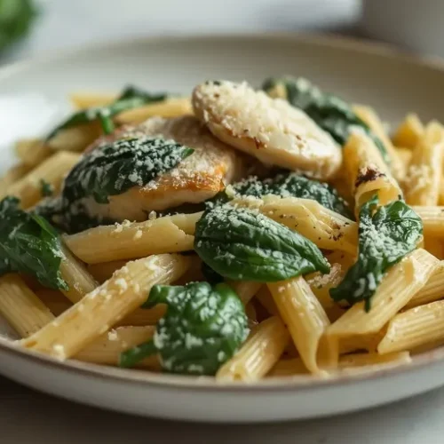 one-pot chicken spinach pasta recipe