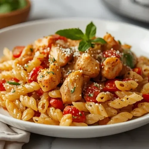 one-pot Tuscan chicken orzo recipe