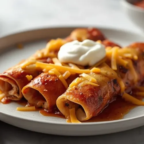 oven chicken enchiladas recipe
