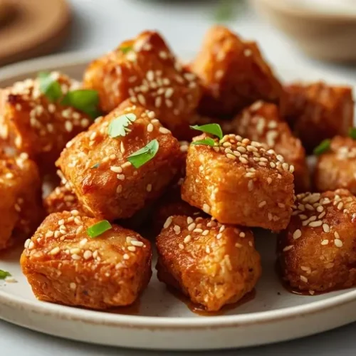 Sesame Chicken Bites Air Fryer recipe