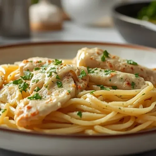skillet chicken Alfredo recipe