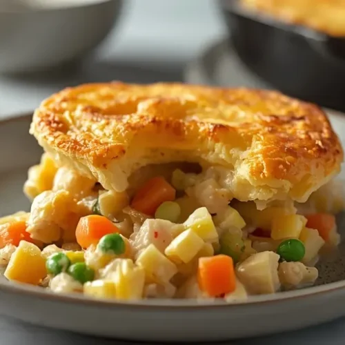 skillet chicken pot pie recipe
