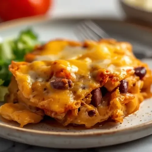 slow cooker chicken enchilada casserole recipe