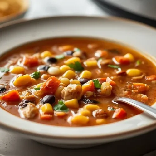 slow cooker chicken tortilla soup recipe