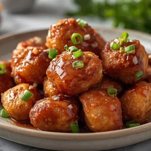 Teriyaki Chicken Bites Air Fryer recipe
